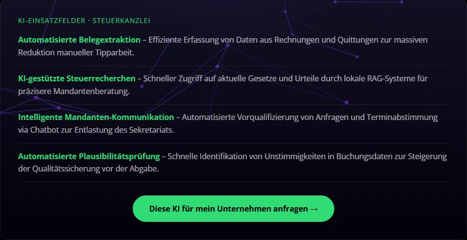 KI-Check Einsatzfelder
